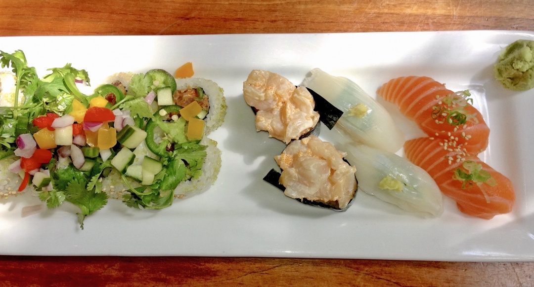 Sushi Den plate